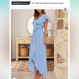 Chiffon flowy maxi dress